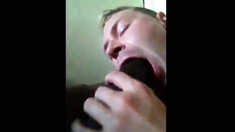 White Guy Sucking BBC