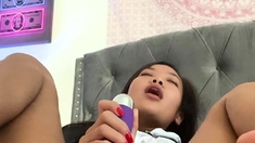 Pretty Japanese teen solo masturbation Uncensored