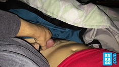 Cum on her pussy in panties