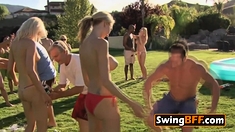 Swinger group are having a hot orgy