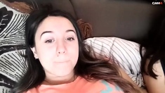 Amateur teen girlfriend webcam action
